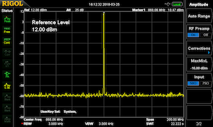 Spektrum eines 10mW Senders